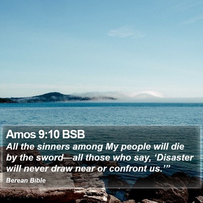 Amos 9:10 BSB Bible Verse Image