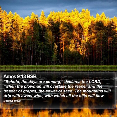 Amos 9:13 BSB Bible Verse Image