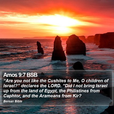 Amos 9:7 BSB Bible Verse Image
