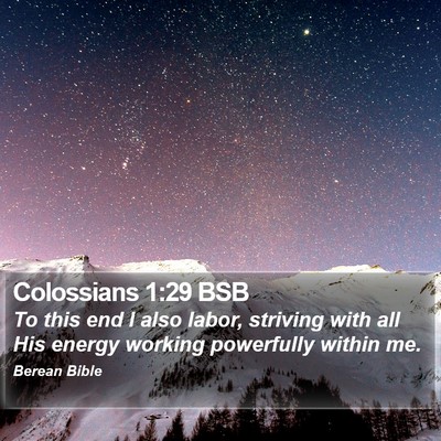 Colossians 1:29 BSB Bible Verse Image