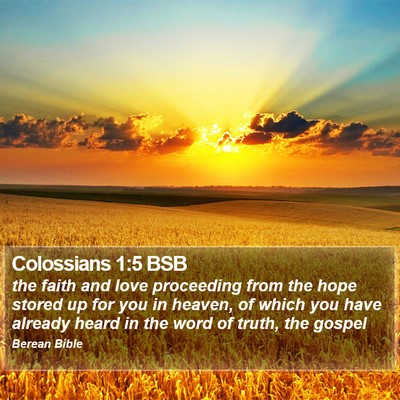Colossians 1:5 BSB Bible Verse Image