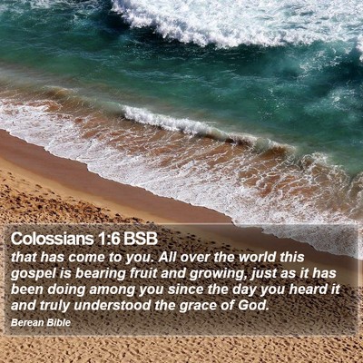 Colossians 1:6 BSB Bible Verse Image