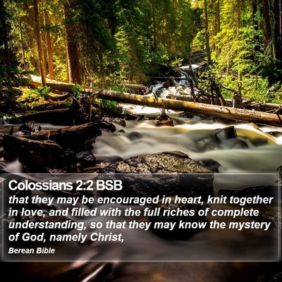 Colossians 2:2 BSB Bible Verse Image