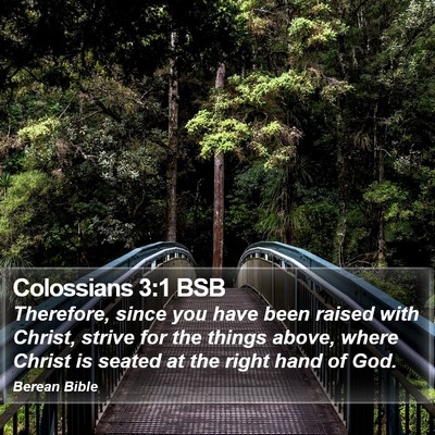 Colossians 3:1 BSB Bible Verse Image