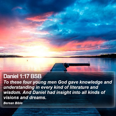 Daniel 1:17 BSB Bible Verse Image