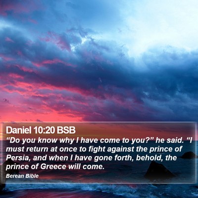 Daniel 10:20 BSB Bible Verse Image