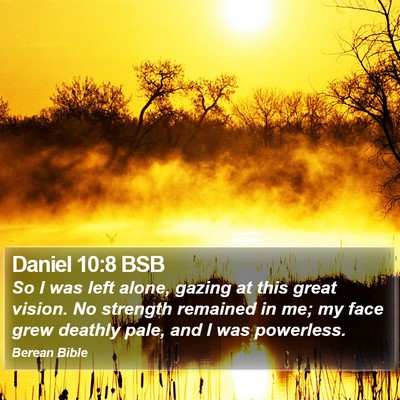Daniel 10:8 BSB Bible Verse Image