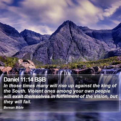 Daniel 11:14 BSB Bible Verse Image