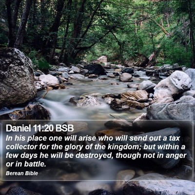 Daniel 11:20 BSB Bible Verse Image