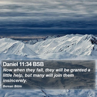 Daniel 11:34 BSB Bible Verse Image