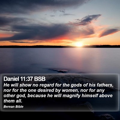 Daniel 11:37 BSB Bible Verse Image
