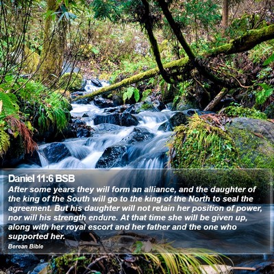 Daniel 11:6 BSB Bible Verse Image