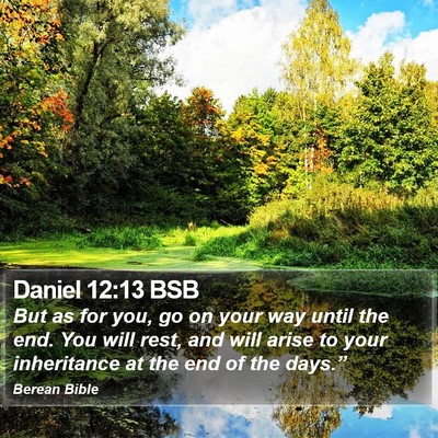 Daniel 12:13 BSB Bible Verse Image