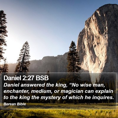 Daniel 2:27 BSB Bible Verse Image