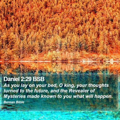 Daniel 2:29 BSB Bible Verse Image