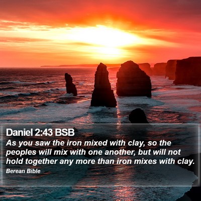 Daniel 2:43 BSB Bible Verse Image