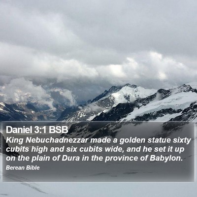 Daniel 3:1 BSB Bible Verse Image