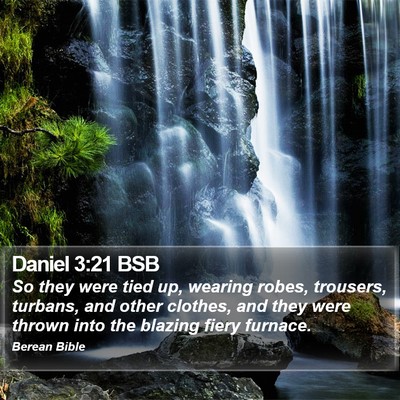 Daniel 3:21 BSB Bible Verse Image
