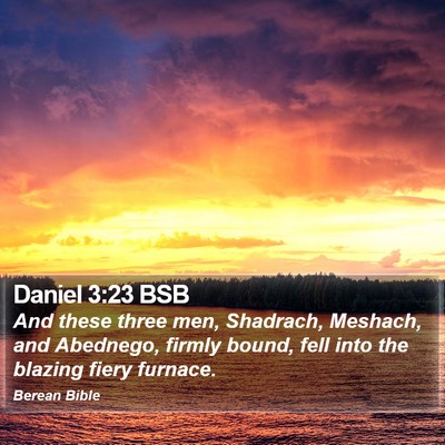 Daniel 3:23 BSB Bible Verse Image