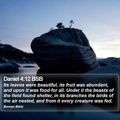 Daniel 4:12 BSB Bible Verse Image