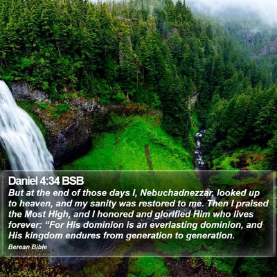Daniel 4:34 BSB Bible Verse Image