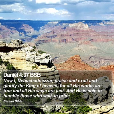 Daniel 4:37 BSB Bible Verse Image