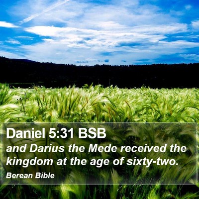 Daniel 5:31 BSB Bible Verse Image