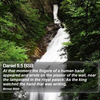 Daniel 5:5 BSB Bible Verse Image