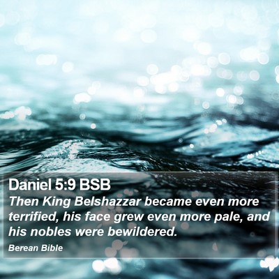 Daniel 5:9 BSB Bible Verse Image