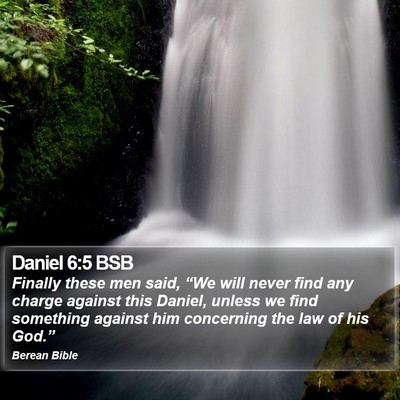 Daniel 6:5 BSB Bible Verse Image