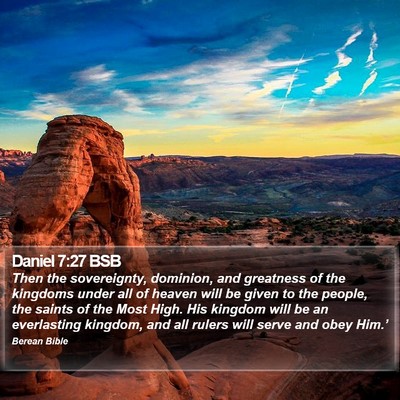 Daniel 7:27 BSB Bible Verse Image