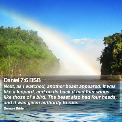 Daniel 7:6 BSB Bible Verse Image