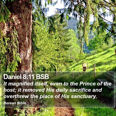 Daniel 8:11 BSB Bible Verse Image