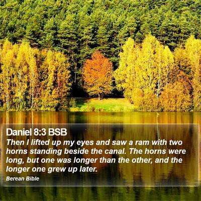 Daniel 8:3 BSB Bible Verse Image