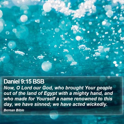 Daniel 9:15 BSB Bible Verse Image
