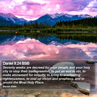 Daniel 9:24 BSB Bible Verse Image