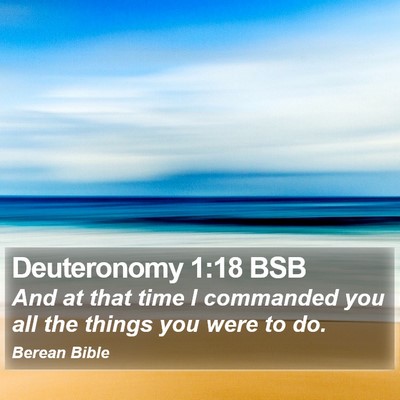 Deuteronomy 1:18 BSB Bible Verse Image