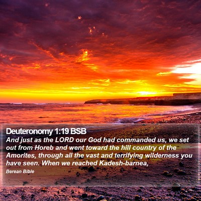 Deuteronomy 1:19 BSB Bible Verse Image