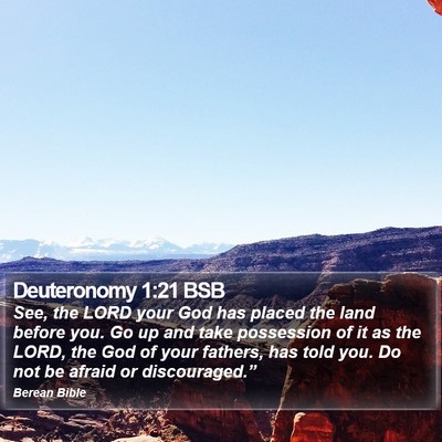 Deuteronomy 1:21 BSB Bible Verse Image