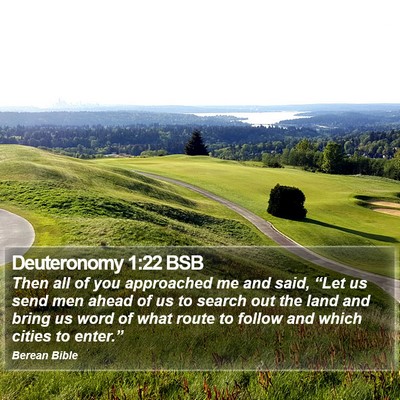 Deuteronomy 1:22 BSB Bible Verse Image