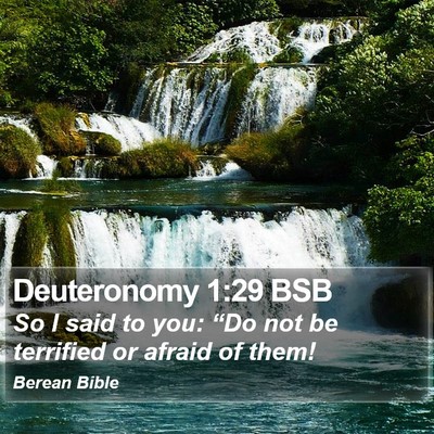 Deuteronomy 1:29 BSB Bible Verse Image