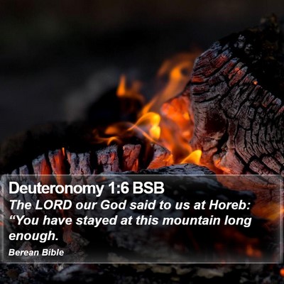 Deuteronomy 1:6 BSB Bible Verse Image