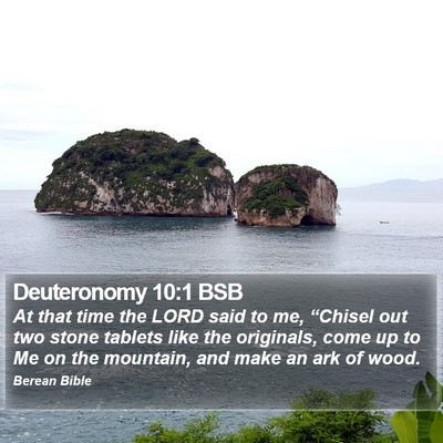 Deuteronomy 10:1 BSB Bible Verse Image