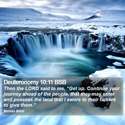 Deuteronomy 10:11 BSB Bible Verse Image