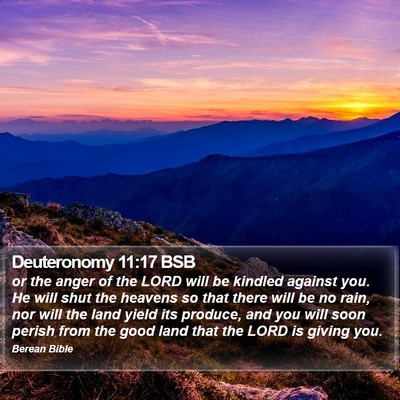 Deuteronomy 11:17 BSB Bible Verse Image