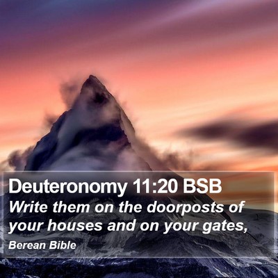 Deuteronomy 11:20 BSB Bible Verse Image
