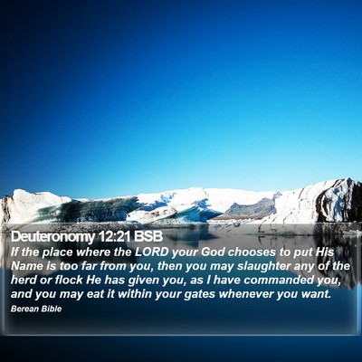 Deuteronomy 12:21 BSB Bible Verse Image