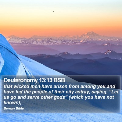 Deuteronomy 13:13 BSB Bible Verse Image