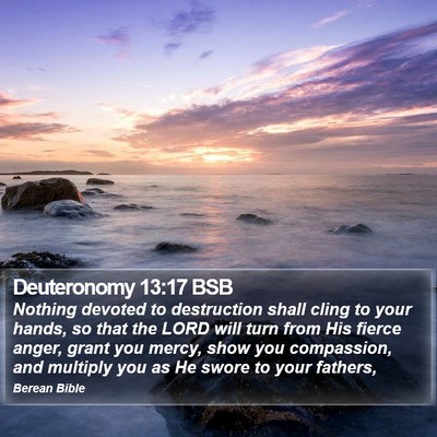 Deuteronomy 13:17 BSB Bible Verse Image