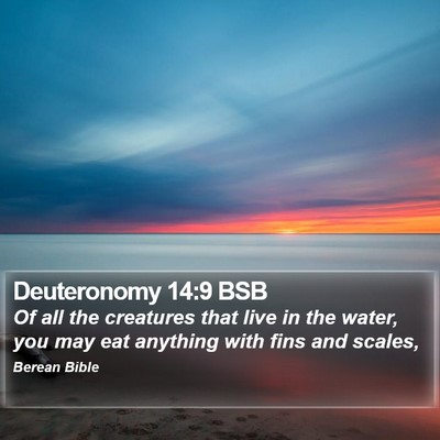 Deuteronomy 14:9 BSB Bible Verse Image